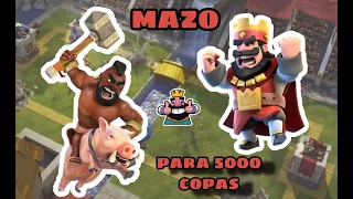 ¡¡¡ Mazo fácil de usar para subir a 5000 copas con Montapuerco !!! - Clash Royale - 2020