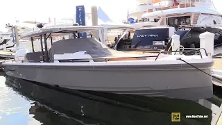 2019 Axopar 37 Sun Top Yacht - Deck and Interior Walkaround - 2018 Fort Lauderdale Boat Show
