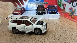 Модель автомобиля lexus LX 570 из металла 1:24