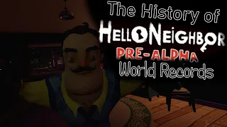 The History of Hello Neighbor Pre-Alpha Speedrunning [Any% World Record Progression]