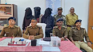 लेवी वसूलने आये तीन अपराधियो को पालकोट पुलिस ने गिरफ्तार कर भेजा जेल।