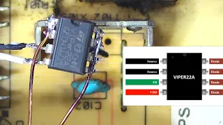 أحلى وأسهل تعديل تعويض دائرة تقطيع باور ستاندباي بالتفصيل إصلاح تلفاز فيليبس ميت viper22a