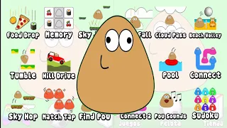 POU - Juego de pou. Todos los juegos de pou. ¿Que minijuego de pou es tu favorito?.