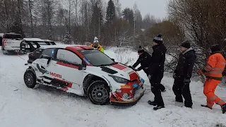Takamoto Katsuta goes offroad in Rally Sweden test 2022