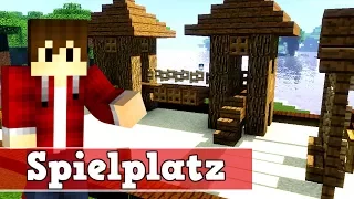 Wie baut man einen Spielplatz in Minecraft | Minecraft Spielplatz bauen deutsch