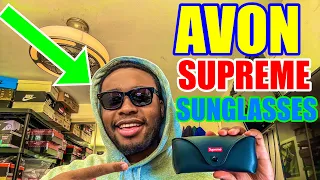 Supreme "Avon" Black Sunglasses Unboxing S/S 2024