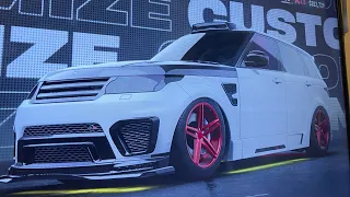 2015 Land Rover Range Rover Sport SVR  Customization in Need for Speed Unbound on PS5
