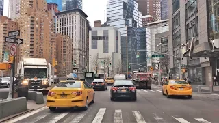 Driving Downtown - Broadway 4K  - New York City USA