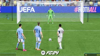 FC 24 | Ronaldo Haaland VS Messi | Real Madrid Vs Man city | Final Penalty Shootout | PS5