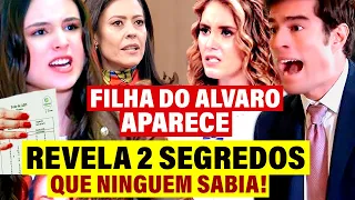 CONTIGO SIM: Filha do Alvaro aparece e revela GRANDE SEGREDO! Resumo novela capítulo de hoje