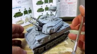 Building Dragon Soviet ZSU-23-4M Air Defense System In 1/35 Scale