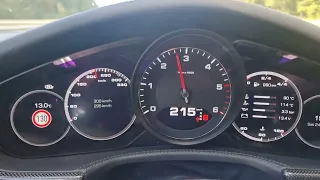 Porsche Panamera 4S Diesel acceleration - clutch slip