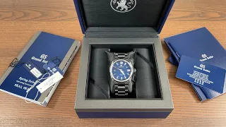 Grand Seiko SLGA007 "Lake Suwa" Limited Edition of 2021 pieces- Unboxing