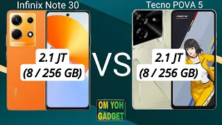 Infinix Note 30 vs Tecno POVA 5, Mana Yang Recommended??