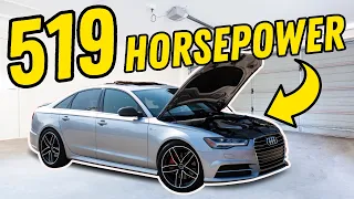 Tuned Audi A6 Build Review | POV Drive + Sounds + Pulls!!
