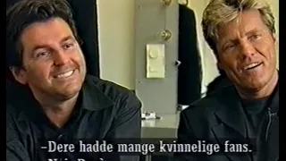 Modern Talking (Thomas Anders & Dieter Bohlen) at "God Kveld Norge" 1998 (interview )