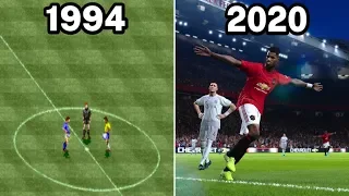 Graphical Evolution of Pro Evolution Soccer/ISS/Winning Eleven (1994-2020)