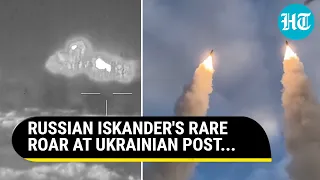 Russia's Iskander Flattens Ukraine Command Post; Ruthless Strike Caught On Cam