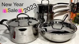 ✨NEW TRIPLY STOCKPOT/ Biryani Handi/ Casserole 🎉Best TRIPLY STEEL COOKWARE🎄NEW YEAR Sale INDUSVALLEY