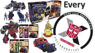 *see newer video* Every Transformers Collaborative Comparison List Tonka Street Fighter Maverick