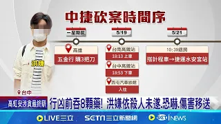 砍人影片曝! 外國旅客"差一步"險遭抓住 砍人嫌父母6度鞠躬致歉 嘆"沒把兒教好" 行凶前吞8顆藥 洪嫌依殺人未遂.恐嚇.傷害移送│記者 謝昀蓁 張展誌│【台灣要聞】20240522│三立iNEWS