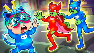 CATBOY x OWLETTE Becomes Zombies?! Please Don't Attack! | Catboy's Life Story | PJ MASKS 2D