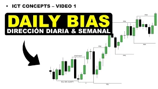 DAILY BIAS dirección DIARIA & SEMANAL + PDF ICT CONCEPTS