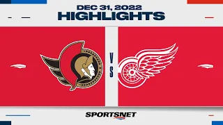 NHL Highlights | Senators vs. Red Wings - December 31, 2022