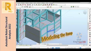 Modeling and Design of RC Buildings in Autodesk Robot | Part 15: Modeling the Car Ramp