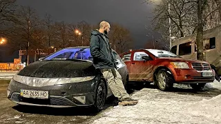 Обокрали столичных перекупов! Honda Civic и Dodge Caliber по 4900$