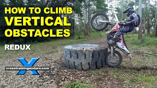 How to climb vertical obstacles (redux)︱Cross Training Enduro