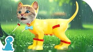 CUTE LITTLE KITTEN ADVENTURE - FUNNY KITTY & FRIENDS ADVENTUROUS JOURNEY - LONG CARTOON VIDEO