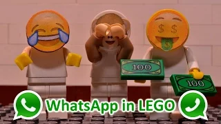 If WhatsApp Emojis would exist in real life | Lego Animation