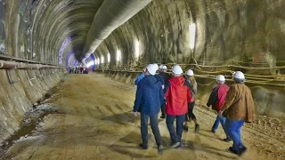 Baustelle Albabstiegstunnel  Dornstadt-Ulm