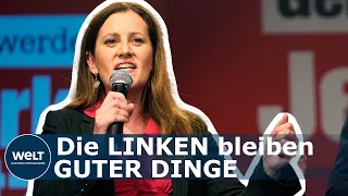 NIEDERLAGE bei den LINKEN: Janine Wissler ist zuversichtlich, dass die Linke im Bundestag bleibt