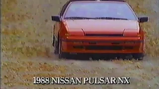 Nissan Pulsar NX Car Commercial "More Powerful Than Ever" English 1988