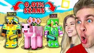 Wykopaliśmy ⚠️ *NAJRZADSZE* ITEMY 🏆 (z NOWEGO PIASKU) 🌵 *po 8H* ⏰w Minecraft 1.20! 😎 z Juli! 👧