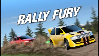 Андроид Игры* Часть №1. RALLY FURY Обзор. Прохождение, все уровни подряд, под музыку.