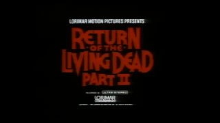 Return of the Living Dead Part II (1988) - Theatrical Trailer