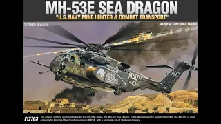 Progress on the MH-53E SEA DRAGON weathering done 1/48 scale by Academy