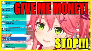 【Hololive】Miko Extorting Money From Listeners Jokingly & Superchat Rain Won't Stop【Eng Sub】