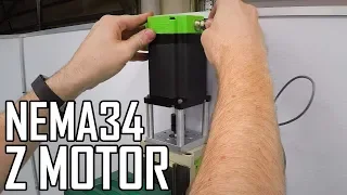 Z Motor Part 2: NEMA34 Motor Install and CNC Mill Tour