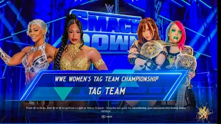 WWE 2K24 Jade Cargill & Bianca Belair V Asuka & Kairi Sane WWE Women’s Tag Team Championship (PS5)