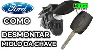 #chavemestra #locksmith COMO DESMONTAR MIOLO DA CHAVE FORD KA