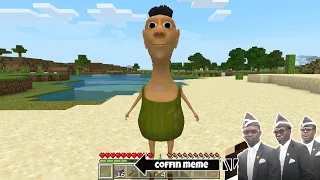 I found Real Hamood Habibi in Minecraft - Coffin Meme