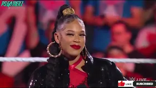 Bianca Belair makes her entrance with Alexa Bliss and Asuka 26/09/2022 #wwe #wweraw #biancabelair