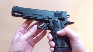 Пневматический пистолет Stalker S1911T (обзор, данные отстрела по скорости и кучности, цена)