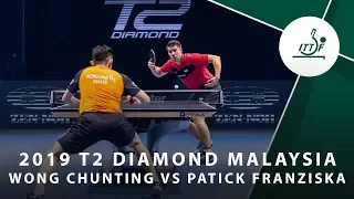 Wong Chun Ting vs Patrick Franziska | T2 Diamond Malaysia (QF)