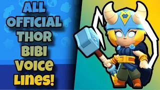 Thor Bibi Voice Lines | Brawl Stars