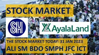 THE STOCK MARKET TODAY: 31 JAN 2023